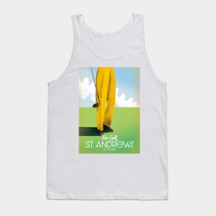 Golf St Andrews Scotland Tank Top